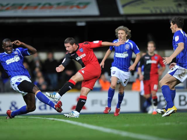 Former Pompey midfielder David Norris has agreed to play for Lancaster City in the 2023-24 season - at the age of 42. Picture: Steve Reid 113694-337