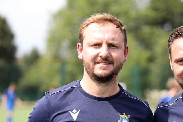 Baffins Milton Rovers boss Shaun Wilkinson. Picture: Chris Moorhouse (080820-18)