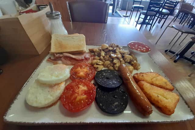 The full English breakfast at Nut Cafe in North End, Portsmouth