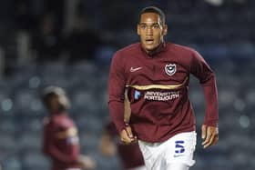 Pompey defender Haji Mnoga has made 10 appearances for Weymouth.   Picture: Jason Brown