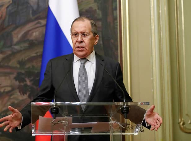 Russian Foreign Minister Sergei Lavrov Picture: SHAMIL ZHUMATOV/POOL/AFP via Getty Images