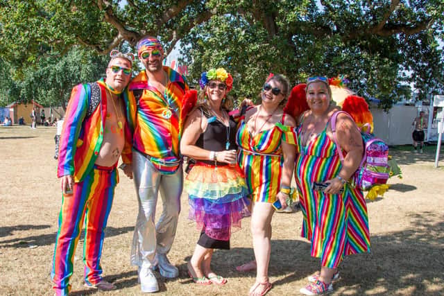 People having fun at the Isle of Wight Festival. Picture: Emma Terracciano