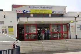Portsmouth Harbour railway station. PICTURE: MICHAEL SCADDAN (042660-0013)