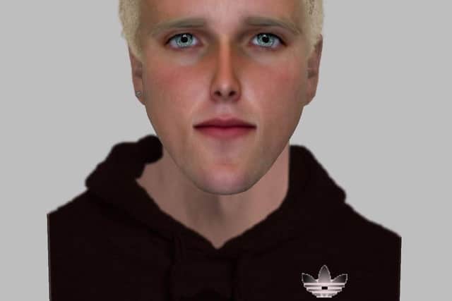 Police are appealing for anyone who recognises someone from the e-fit image to come forward. Picture: Hampshire and Isle of Wight Constabulary.