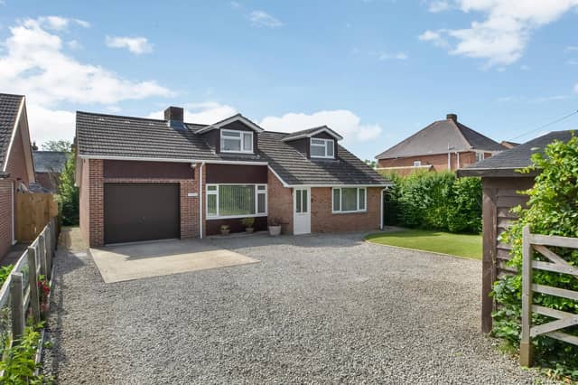 This four bedroom detached family house has gone on sale in Shirrell Heath for £695,000. It is listed by Fine & Country