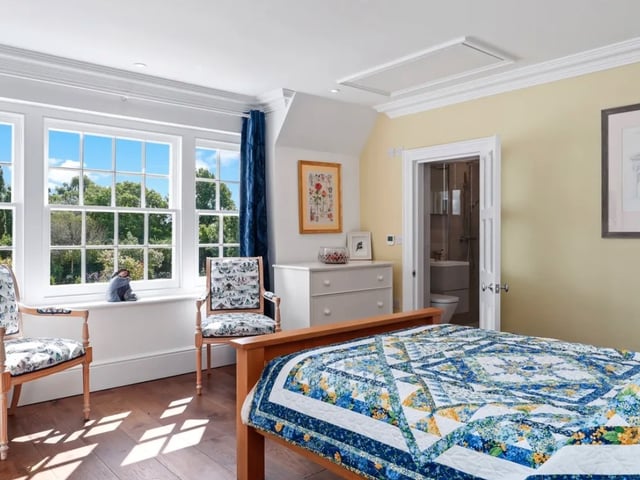 The listing says: "The main part of the house was recorded to be built in the 16th century before having two wing extensions built in the Victorian era. It is understood to be the former home of Lord Sherborne."