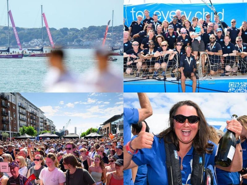 Incredible photos of a fantastic day as crews return from mammoth round the world race.