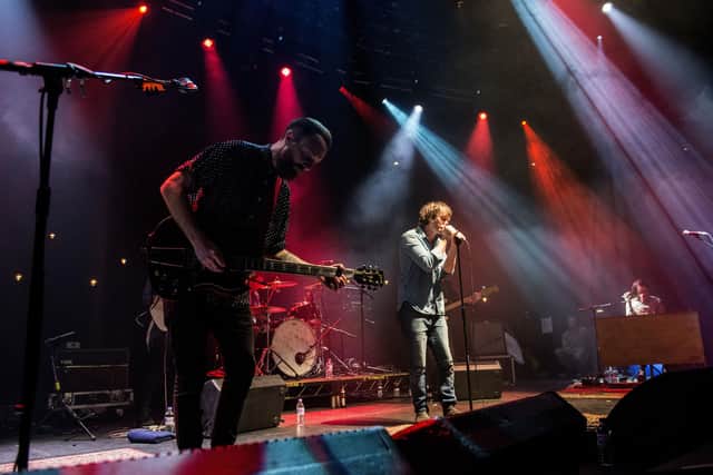 Roddy Woomble singing with his band Idlewild