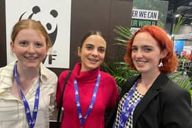 DofE Youth Ambassadors (L-R) Emma Norris, Alice Wray and Scarlett Bugler