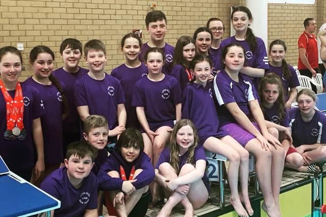 Locks Heath swimmers pictured at the Southampton Meet