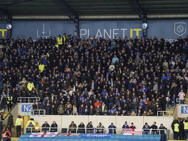 Pompey 1,485 travelling fans were in full voice in their third away game on the spin at Oxford last night.