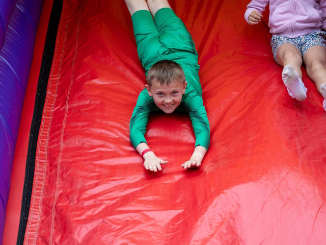 Families joined players and staff at an awards ceremony and fun day on Stubbington Recreation Ground on Saturday afternoon. Pictured - Everyone had a great time, enjoying the games on offerPhotos by Alex Shute