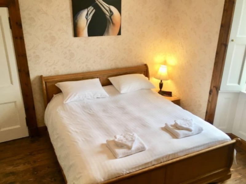 The cottage sleeps up to four in two comfortable bedrooms.