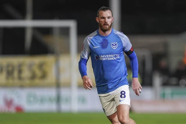 Pompey midfielder Ryan Tunnicliffe