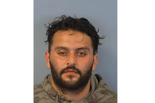 Vicious Kazm Saed has been jailed for 13 years for his nightmare crime spree, kidnapping an elderly couple in their 80s before holding knives to their throats and demanding cash.