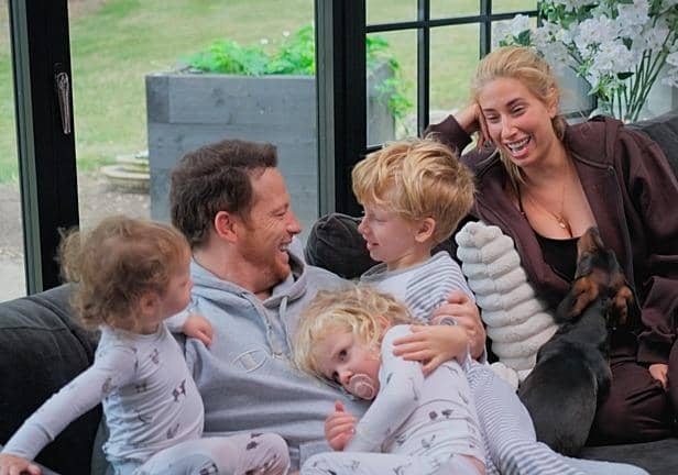 Stacey Solomon, husband Joe Swash and their family starred in Stacey & Joe (Picture: BBC/Optomen Television)