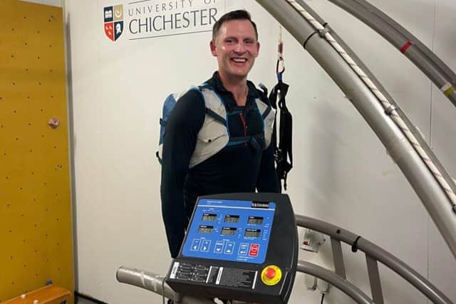Army Sergeant Major Paul Carney at the University of Chichester