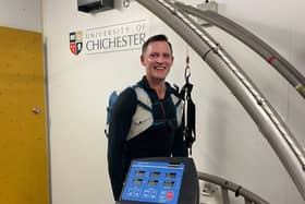 Army Sergeant Major Paul Carney at the University of Chichester