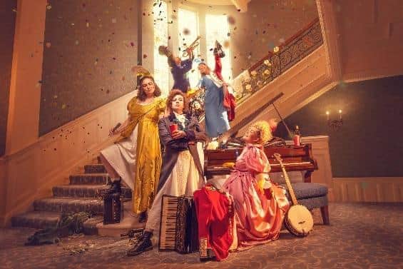 The cast of Pride & Prejudice (Sort of). Picture:  Mihaela Bodlovic