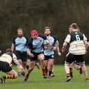Action from Fareham Heathens' home defeat to Portsmouth 2nds last weekend - Heathens avenged that loss at Rugby Camp on Saturday Picture: Chris Moorhouse (jpns 290122-32)