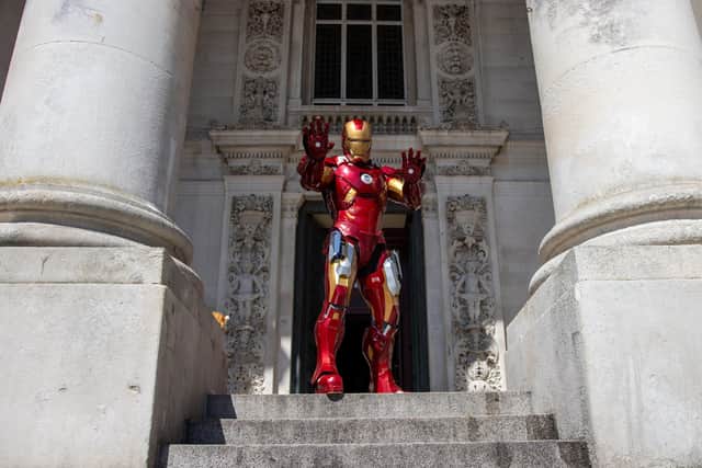 Professional Cosplayer Paul Macdowell wowed the crowds as Iron Man.
Photos by Alex Shute