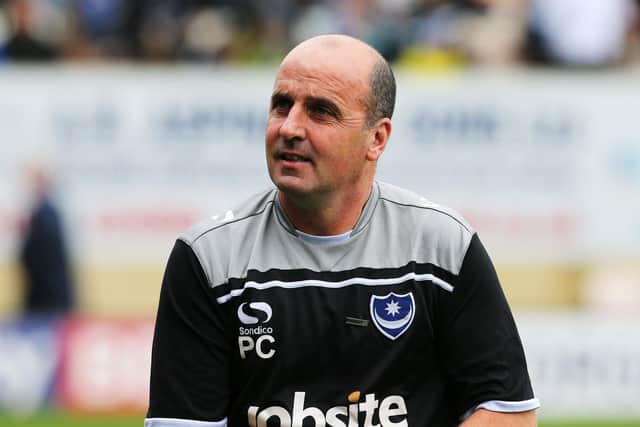 Former Pompey boss Paul Cook. Picture: Joe Pepler