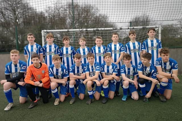 Crofton Saints Pumas under 14s football team took on a 100-mile run between them to raise more than £1,500 for the NHS