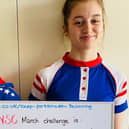 Two of the Northsea swimmers who are doing a March exercise challenge to raise much-needed funds for the club.