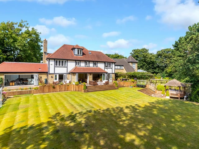 The property stretches across 3,500 sq ft of accommodation, including this superb south facing garden which is both private and sheltered, and extends to more than a third of an acre in total.