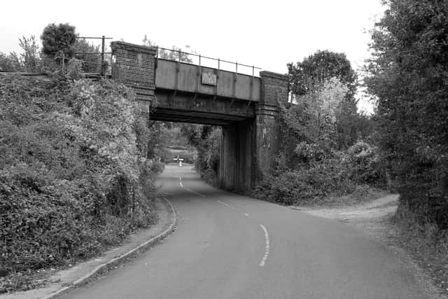 The railway bridge at Dean Lane End 2020. Picture: Bob Hind