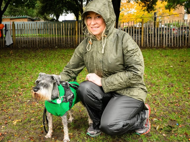 Pictured is: Jane Rodrigues with BuddyPicture: Keith Woodland (291021-4)
