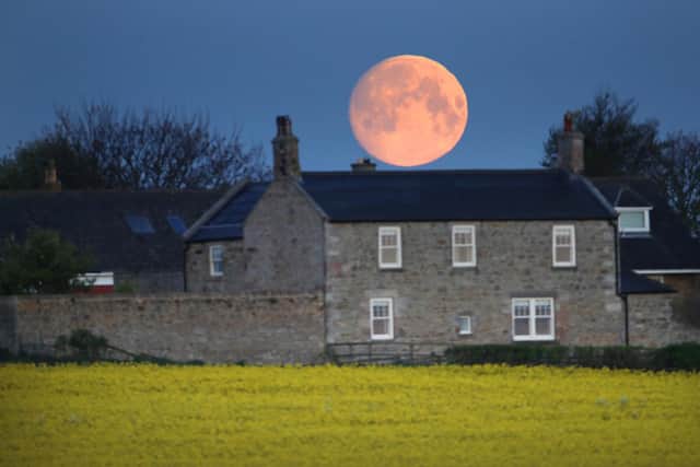 The final supermoon of the year is set to rise in the sky on Thursday. Picture: Owen Humphreys/PA Wire