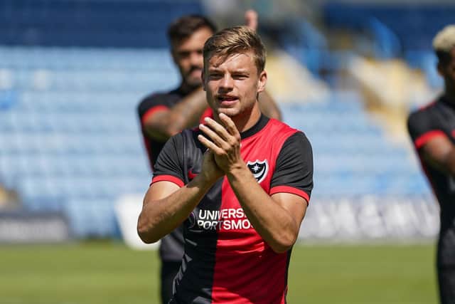 Young Pompey striker Dan Gifford has returned to Fratton Park from his loan spell at non-league Weymouth