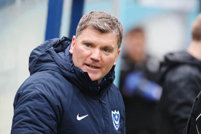 Pompey assistant manager Joe Gallen