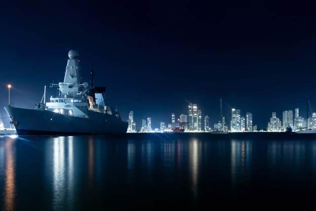HMS Dauntless in Cartagena:HMS Dauntless is currently deployed in Colombia and took part in Exercise Unitas. Picture: LPhot Gareth Smith/Royal Navy.