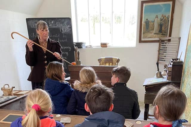 Learning in the Victorian School House at the Weald & Downland Living Museum
