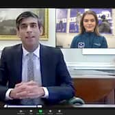 Olivia Ralph, who is on a placement at Pompey in the Community through the government Kickstart scheme, met chancellor Rishi Sunak on a group Zoom call ahead of the upcoming budget announcement.