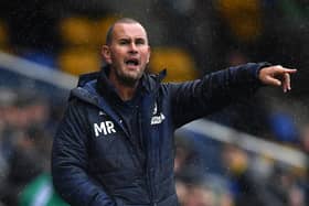 AFC Wimbledon manager Mark Robinson     Picture:  Alex Davidson/Getty Images