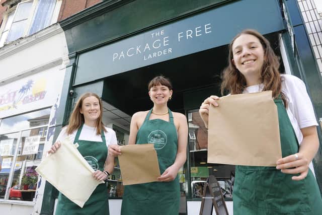From left, Sammy Higgs. Maddy Sullivan, and Connie Fenner.
Picture Ian Hargreaves (110720-2)
