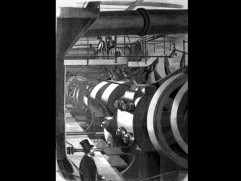 The mighty engines of HMS Warrior