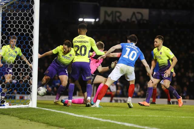 Pompey's Leasing.com Trophy semi-final opposition Exeter have tested positive for two cases of coronavirus. Picture: Joe Pepler