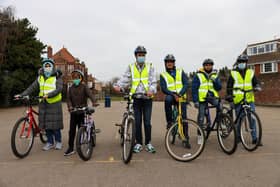 Asylum seekers have been handed donated bicycles from The Rotary Club in order to help them get around the city, improving their ability to attend local volunteering positions. Picture: Alex Shute