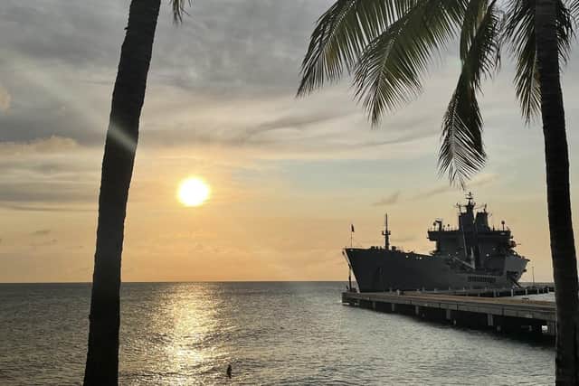 RFA Wave Knight in Turks and Caicos CAPT(X) ALI CLACK.
