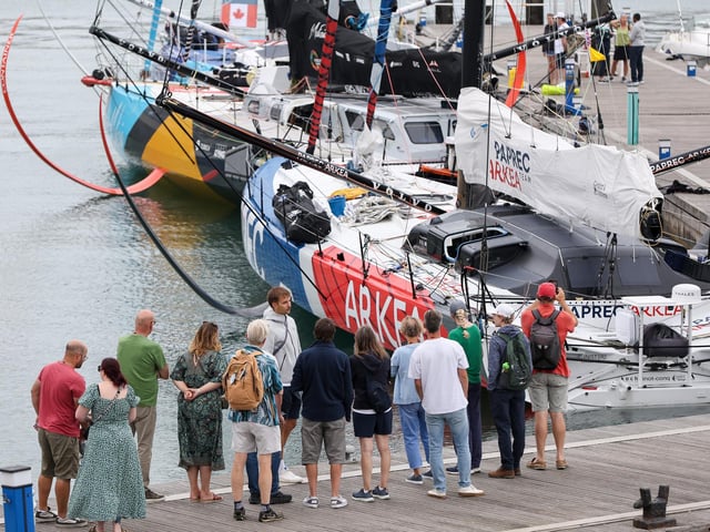 The Ocean Race's Fan Day at Ocean Live Park, Gunwharf Quays. Picture: Chris Moorhouse (160825-03)