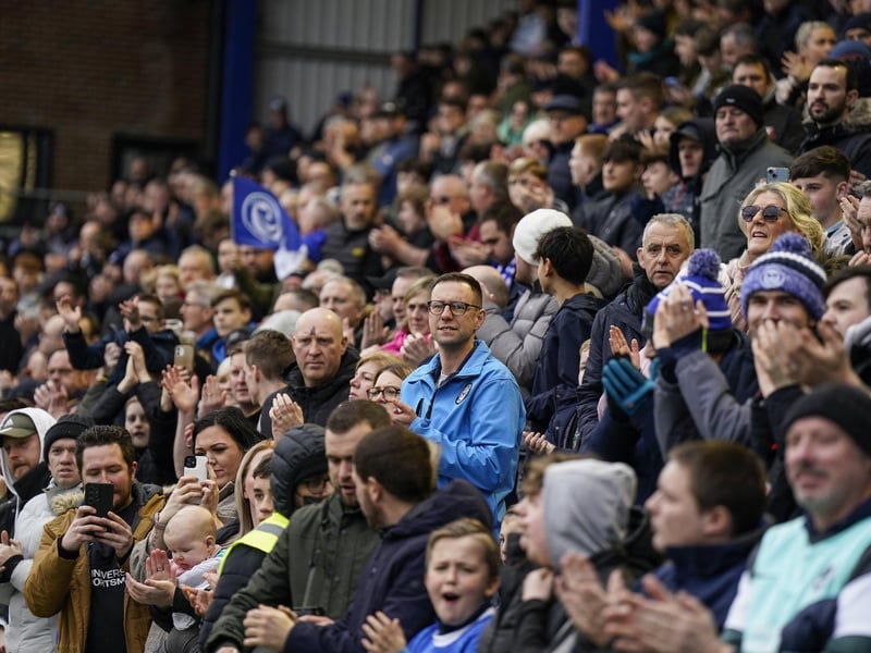 Check out our brilliant gallery as Pompey fans roared their team on to victory over Northampton. Pics: Jason Brown.