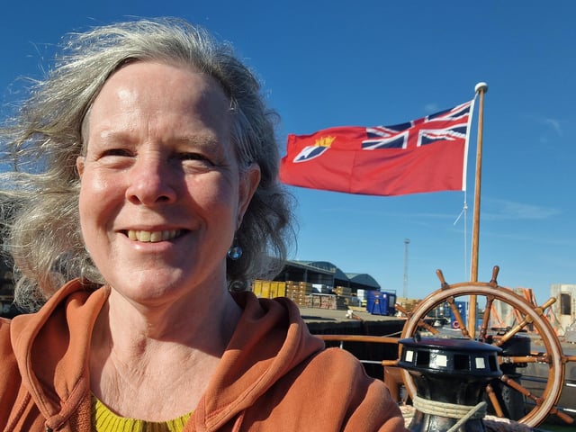 The paddle steamer Waverley sets sail from Shoreham, bound for the Isle of Wight, on September 13, 2024