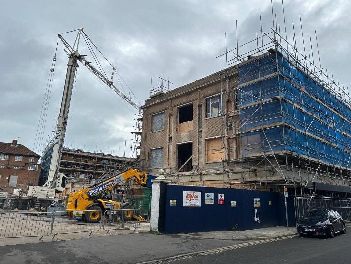 Workers at Debenhams in Palmerston Road, Southsea, on September 27, 2024.