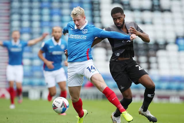 Andy Cannon starts in a deeper midfield role against Gillingham. Picture: Joe Pepler