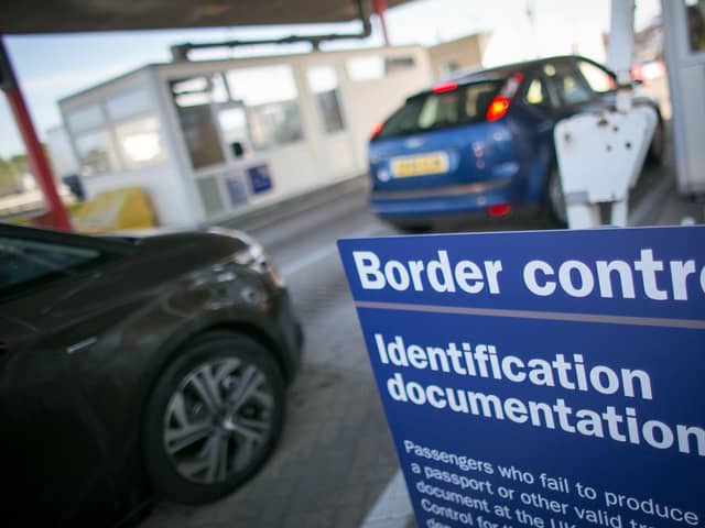 Border force controls at Portsmouth International Port. Picture: Matt Cardy/Getty Images
