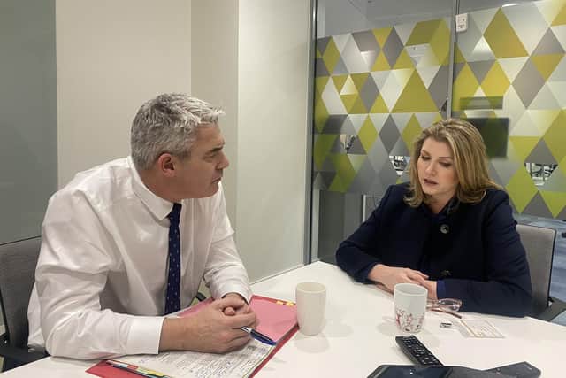 Portsmouth North MP Penny Mordaunt has met with health secretary Steve Barclay to discuss the future of GP services in Cosham.
